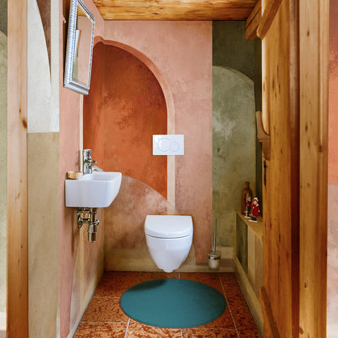 Carta da parati in Fibra di Vetro Archi metafisici - bagno