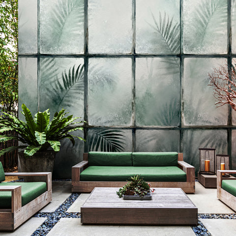 Carta da parati in Fibra di Vetro Serra Esotica -  per esterni