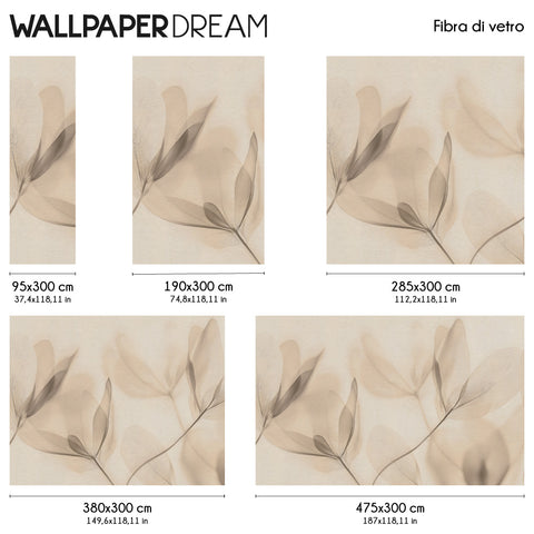 Carta da parati in Fibra di Vetro Florescentia