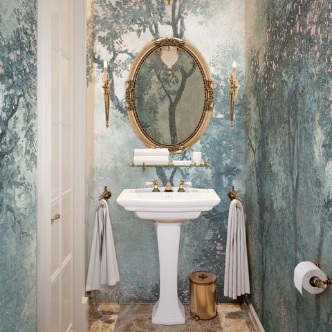 Carta da parati La nebbia - bagno