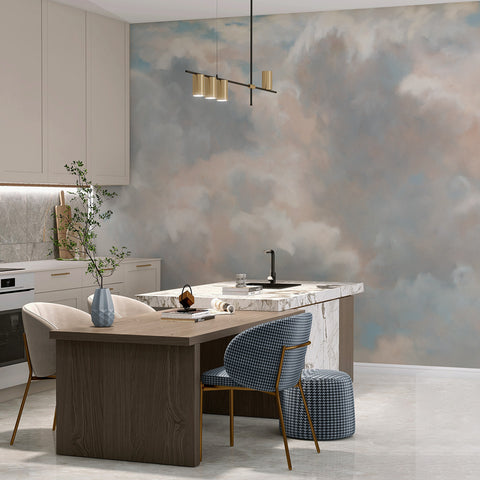 Carta da parati Cielo nuvoloso - cucina, per sala da pranzo