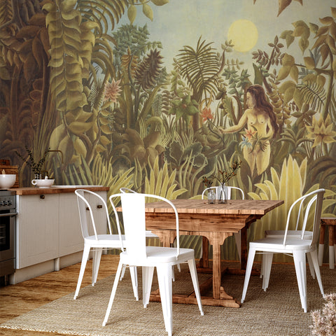 Carta da parati Paradiso perduto - cucina, per sala da pranzo