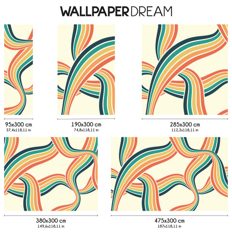 Carta da parati in Fibra di Vetro Tracciati colorati