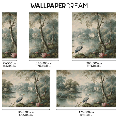 Carta da parati in Fibra di Vetro Villa del lago