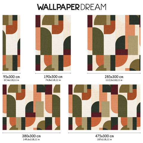 Carta da parati in Fibra di Vetro Tessere moderne