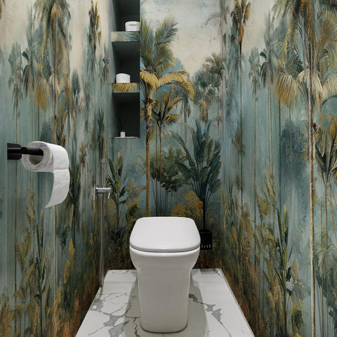 Carta da parati Paradiso selvaggio - bagno