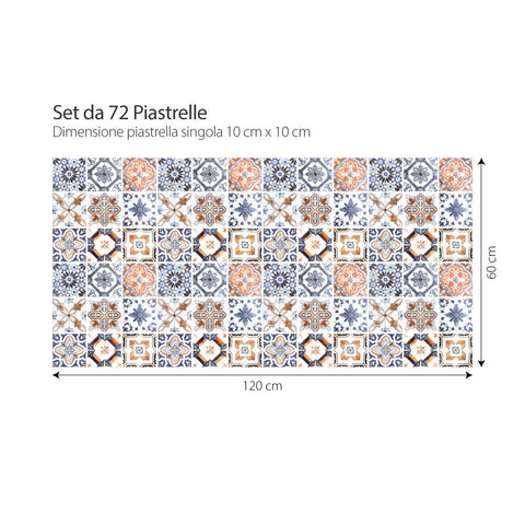 Fantasia di azulejos | Adesivi per piastrelle