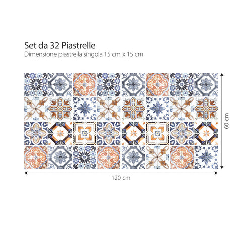 Fantasia di azulejos | Adesivi per piastrelle