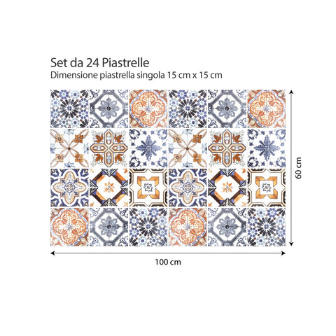 Fantasia di azulejos | Adesivi per piastrelle