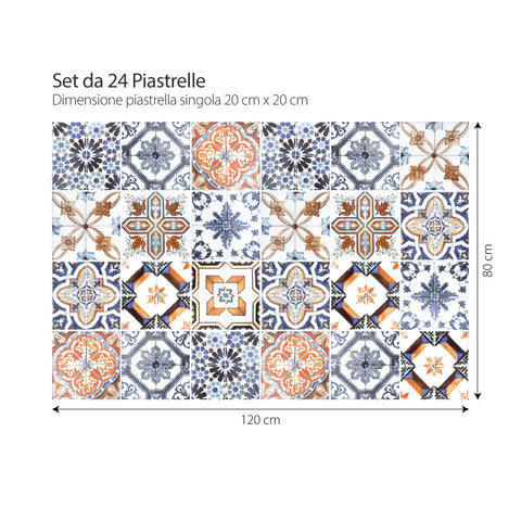 Fantasia di azulejos | Adesivi per piastrelle