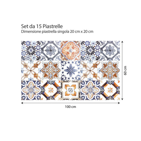 Fantasia di azulejos | Adesivi per piastrelle
