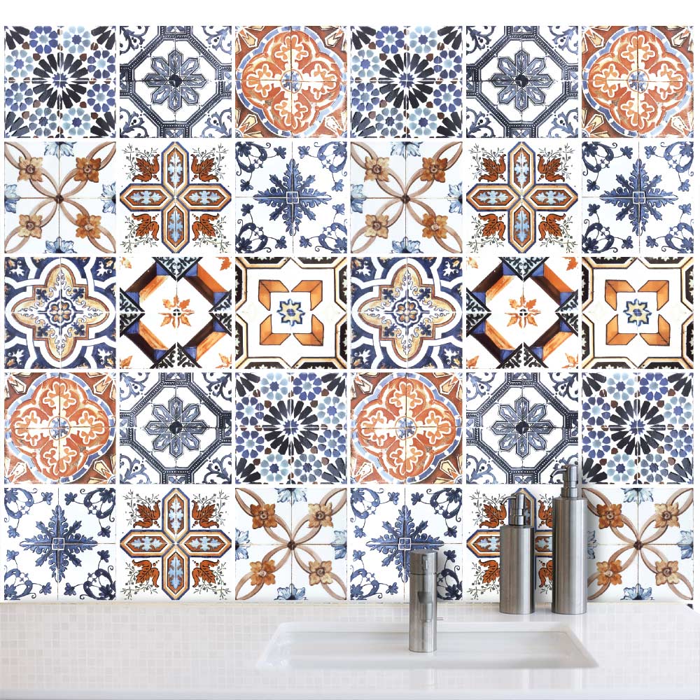 Piastrelle Adesive Nere - 12 Pezzi 15x15cm Per Cucina E Bagno