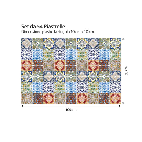 Decori creativi di Vietri | Adesivi per piastrelle