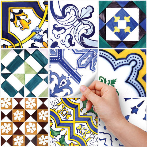 Collage anni 60 | Adesivi per piastrelle