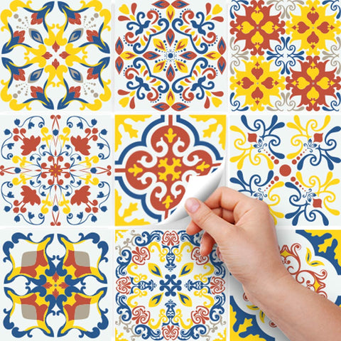 Decoro barocco | Adesivi per piastrelle
