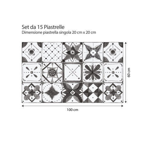 Decori geometrici | Adesivi per piastrelle
