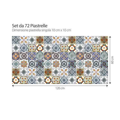 Decori retrò | Adesivi per piastrelle