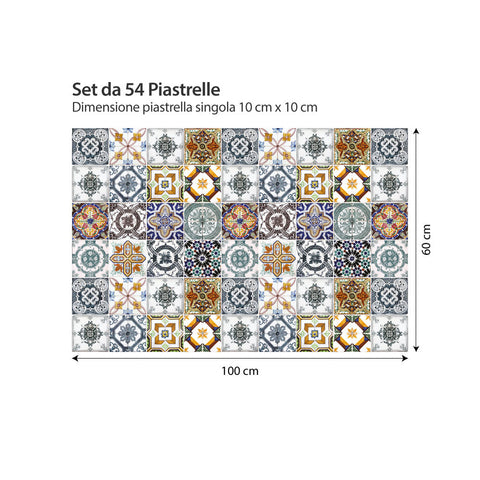 Decori retrò | Adesivi per piastrelle