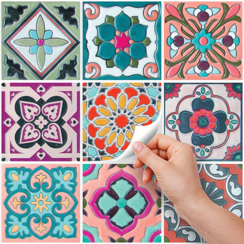 Decori anni 70 | Adesivi per piastrelle