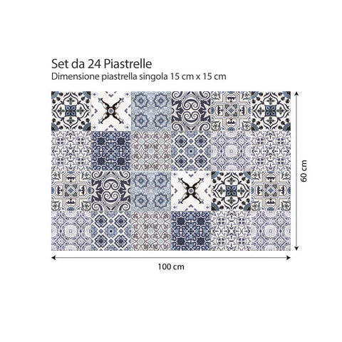 Decori retrò 2 | Adesivi per piastrelle
