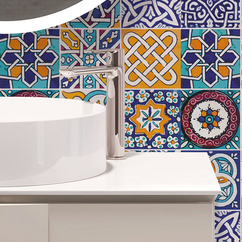 Adesivo per piastrelle bagno Decori Portoghesi