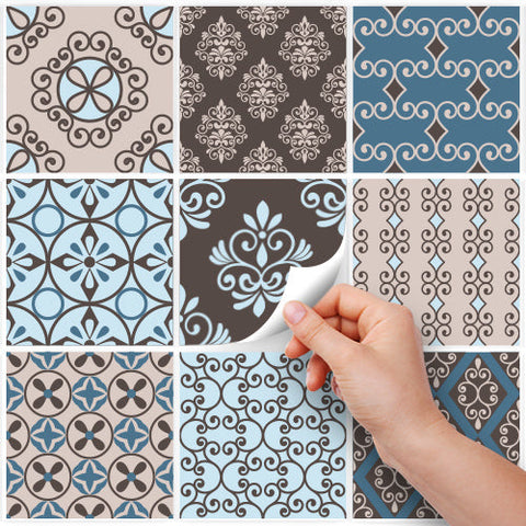Decori pastello | Adesivi per piastrelle
