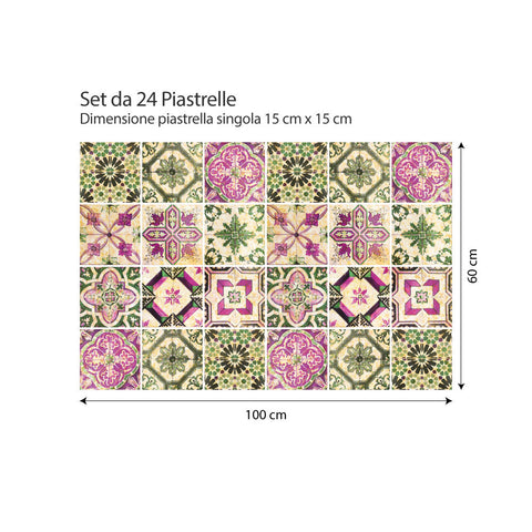 Adesivo per piastrelle Provenza 15cm