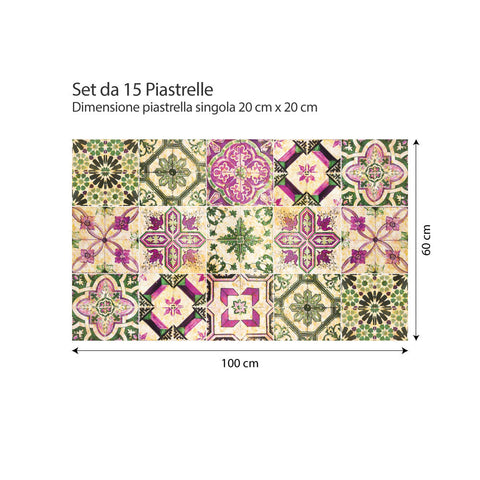 Adesivo per piastrelle Provenza 20 cm