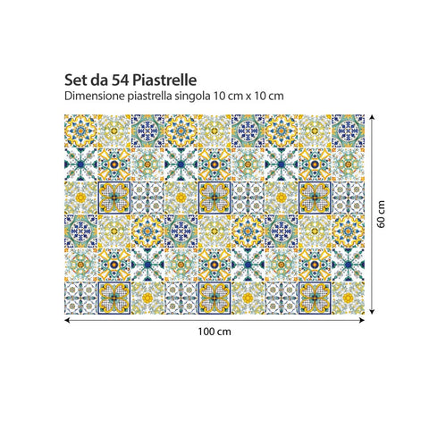 Adesivo per piastrelle Ventotene 10cm
