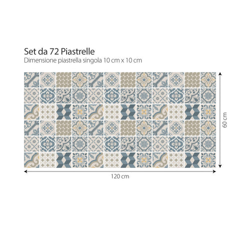 Adesivo per piastrelle Agadir 10x10