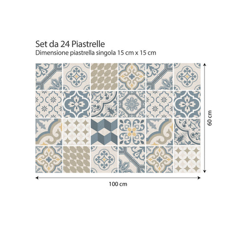 Adesivo per piastrelle Agadir 15cm