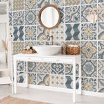 Adesivi decorativi per piastrelle 10x10 cm per bagno e cucina, 20 pezzi