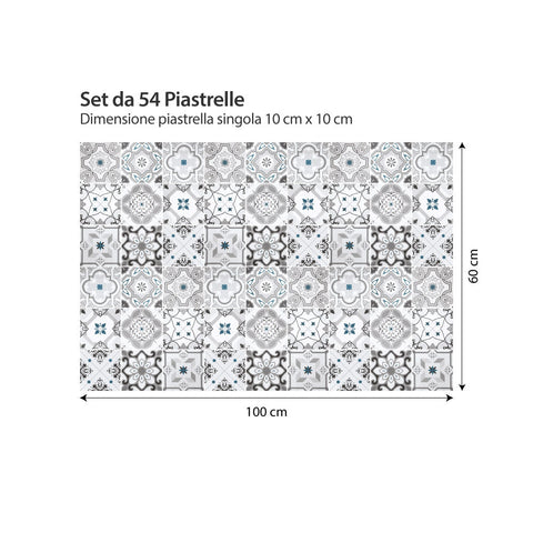 Damasco | Adesivi per piastrelle