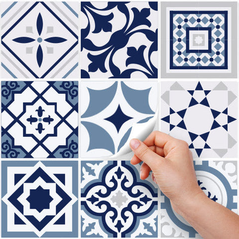 Fes blu | Adesivi per piastrelle