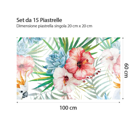 Tropic | Adesivi per piastrelle