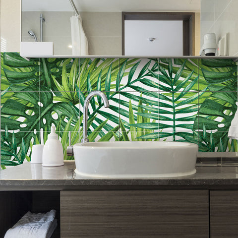 Adesivo per piastrelle bagno Jungle