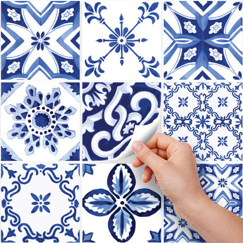 Adesivi per piastrelle Portimao Blu