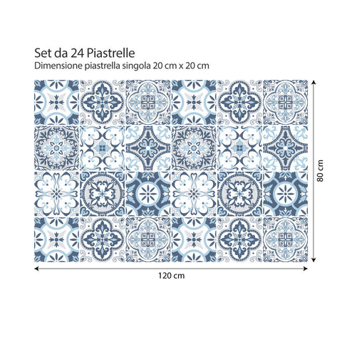 Adesivi per piastrelle Corfù 20x20
