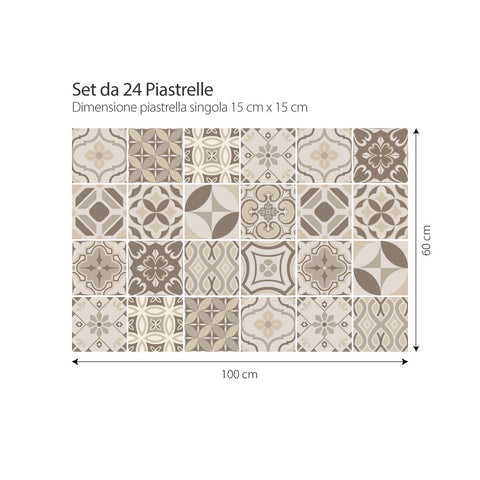 Adesivi per piastrelle Vienna 15cm