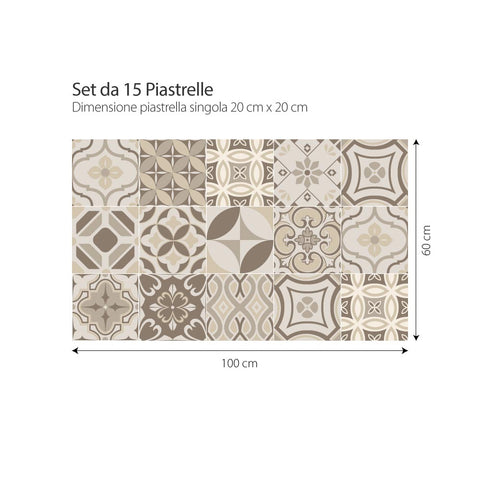 Adesivi per piastrelle Vienna 20cm