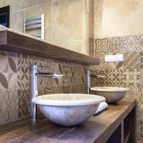 Adesivi per piastrelle bagno Vienna