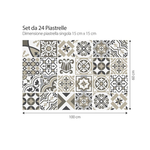 Adesivi per piastrelle Cracovia 15cm