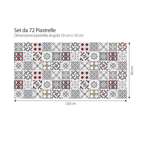 Adesivo per piastrelle Leopoli 10x10
