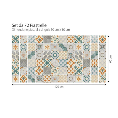 Adesivo per piastrelle Santa Fe 10x10