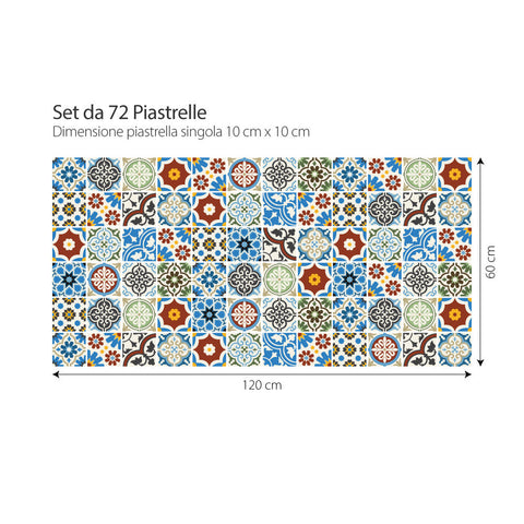 Adesivi per piastrelle Lille 10x10