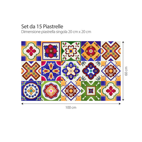 Adesivo per piastrelle Panarea 20x20