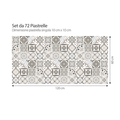 Adesivi per piastrelle Kazan Beige 10x10