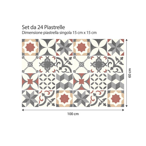 Adesivi per piastrelle Shiraz 15cm