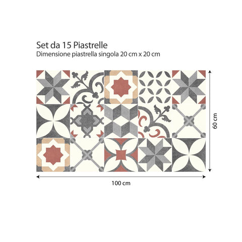Adesivi per piastrelle Shiraz 20cm