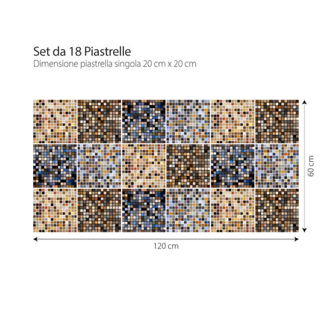 Mosaico luminoso | Adesivi per piastrelle